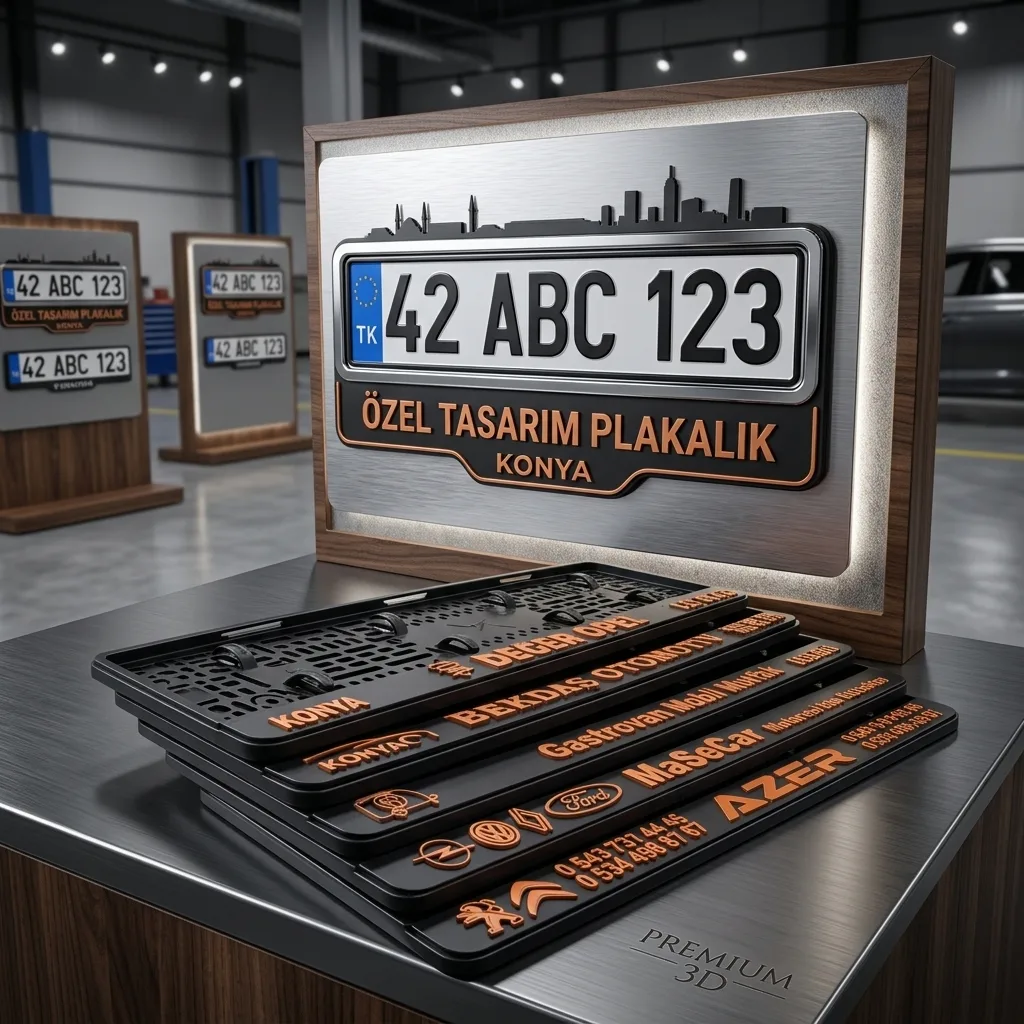 3D Kabartma Plakalık