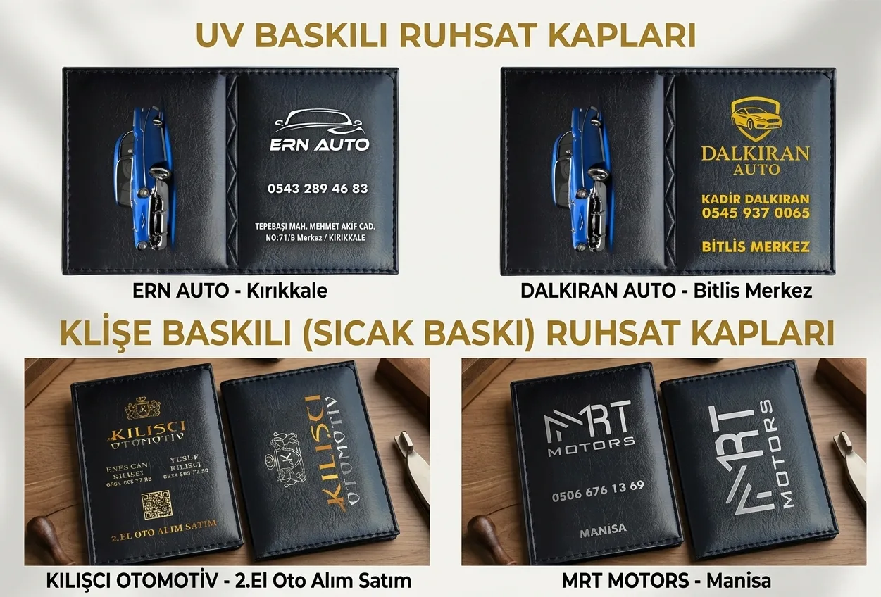 Uv Baskılı Ruhsat Kabı