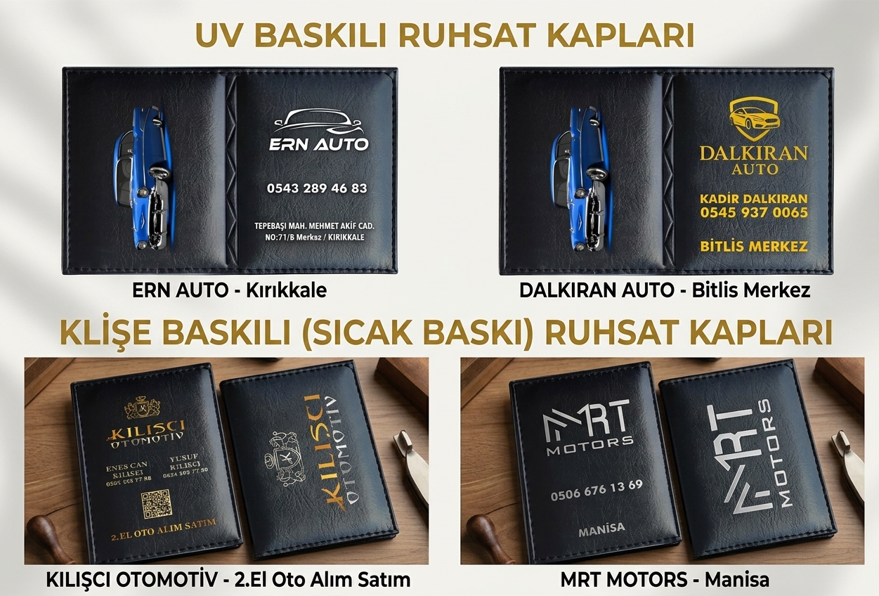 Uv Baskılı Ruhsat Kabı